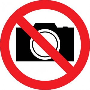 No photography